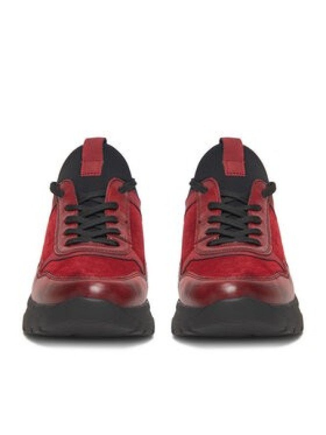 Remonte Sneakersy D2V00-35 Bordowy