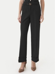 Guess Spodnie materiałowe W6GB17 W1894 Czarny Regular Fit