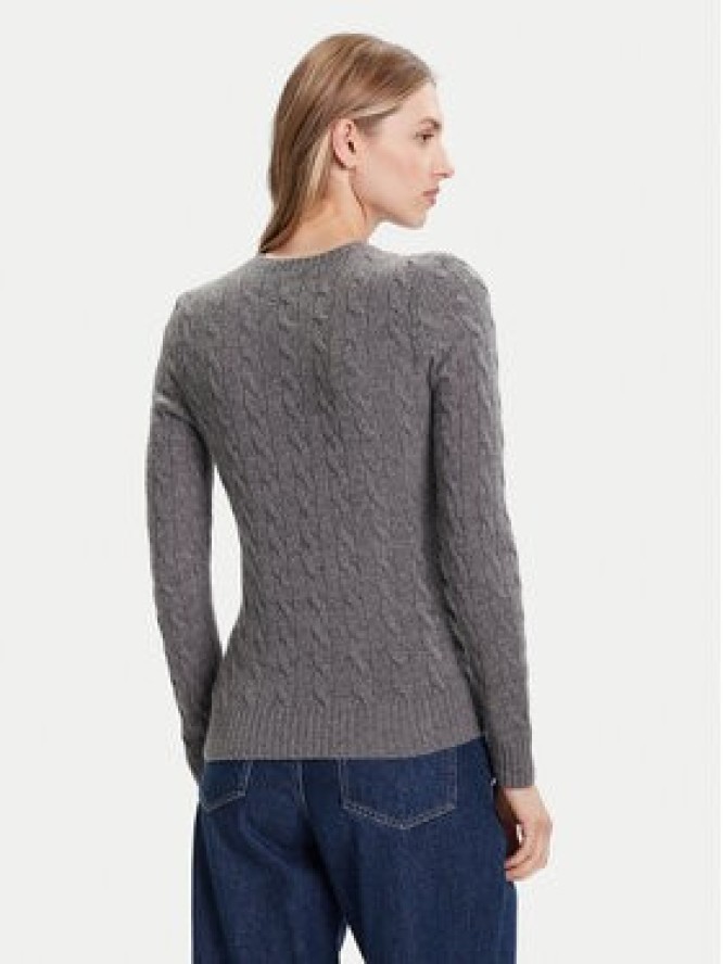 Polo Ralph Lauren Sweter 211971865501 Szary Slim Fit