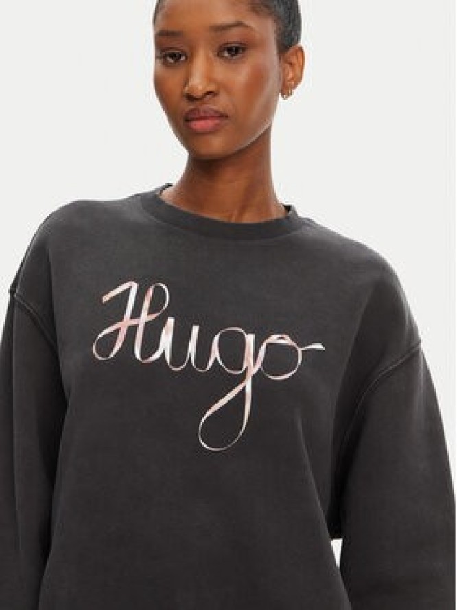 HUGO Bluza Deroxina_4 50545198 Szary Oversize