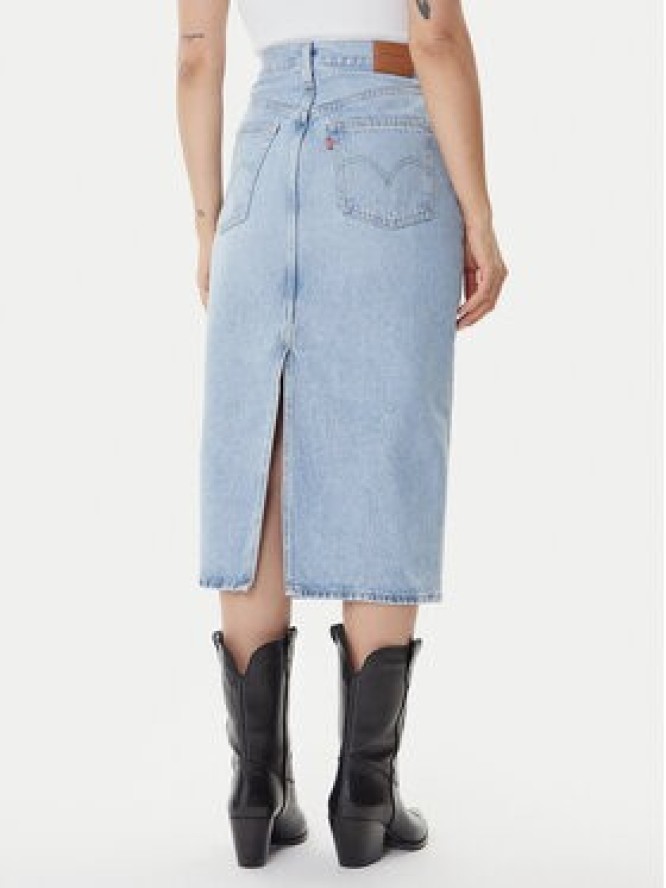 Levi's® Spódnica jeansowa 001VH-0001 Niebieski Regular Fit