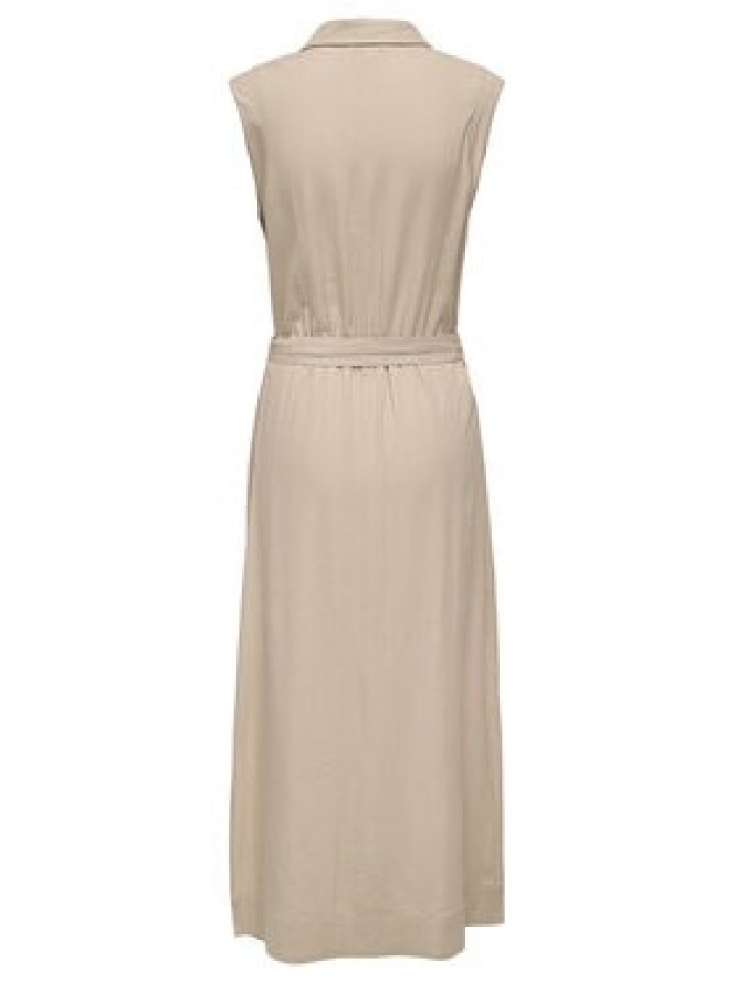 ONLY Sukienka koszulowa Goa 15363697 Beżowy Regular Fit