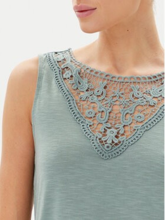 JDY Top Dodo 15296246 Zielony Regular Fit