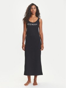 Emporio Armani Underwear Sukienka codzienna EW000494 AF10881 UC001 Czarny Regular Fit