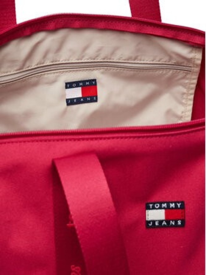 Tommy Jeans Torebka Tjw Ess Daily Tote AW0AW19039 Czerwony