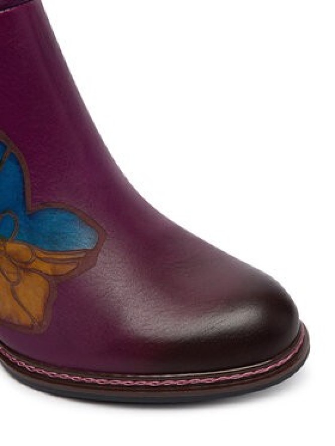 Laura Vita Botki Eleao 02 Fioletowy