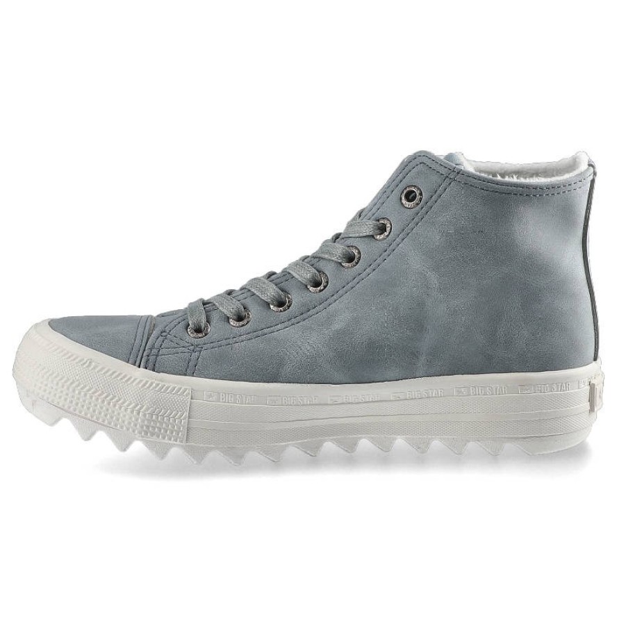 Niebieskie Sneakersy Big Star Damskie Wygodne Buty