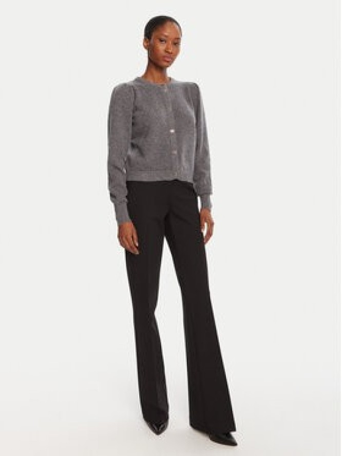 TWINSET Kardigan 252TP3583 Szary Regular Fit