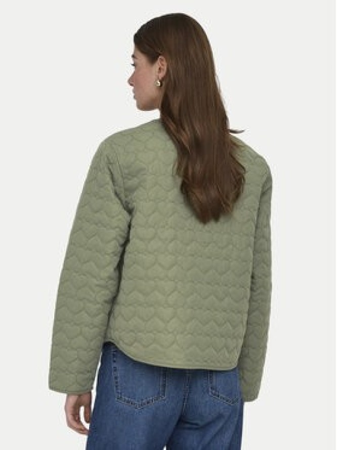 ONLY Kurtka przejściowa Heart 15366265 Zielony Regular Fit