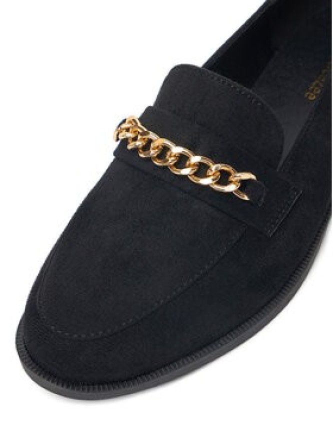 DeeZee Loafersy LE527-14 Czarny
