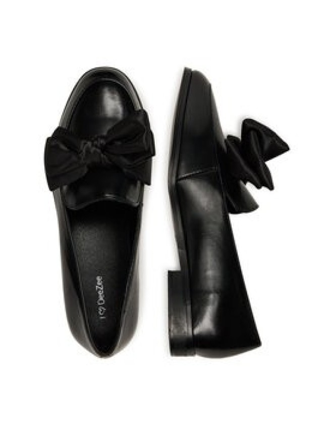DeeZee Loafersy HY20232-2 Czarny