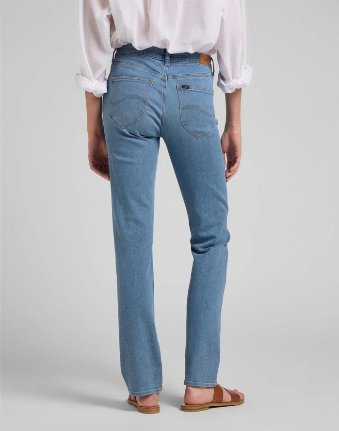 LEE MARION STRAIGHT DAMSKIE SPODNIE JEANSOWE MID CHARLY L301QDUG 112144993