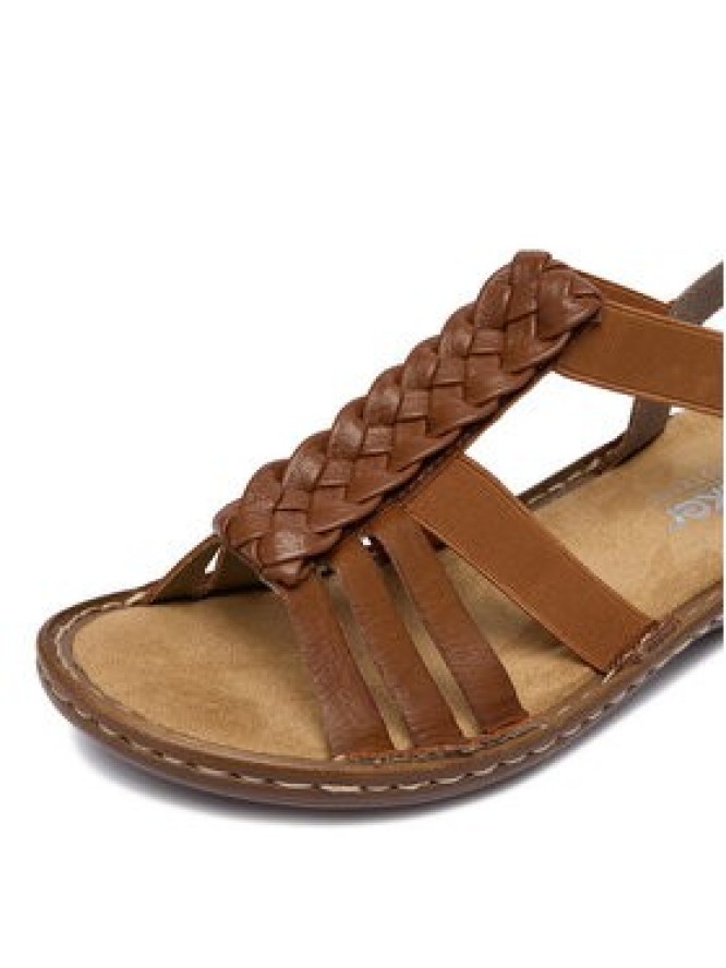 Rieker Sandały CEO-60809-24 Brązowy