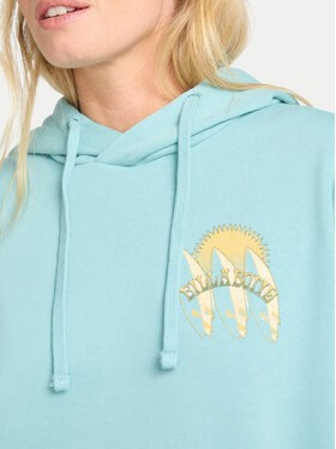 Billabong Bluza Ready And Set EBJSF00184 Turkusowy Loose Fit