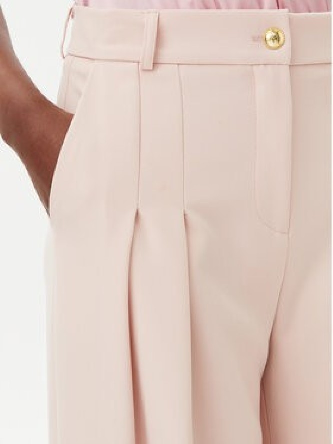 Maryley Spodnie materiałowe 25EB579/43PY Różowy Regular Fit