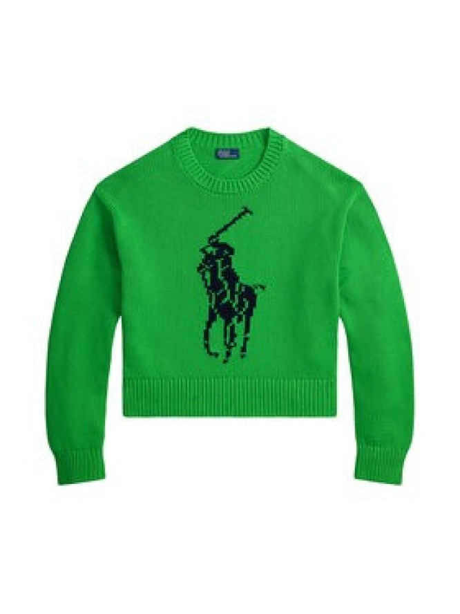 Polo Ralph Lauren Sweter 211A96234003 Zielony Relaxed Fit