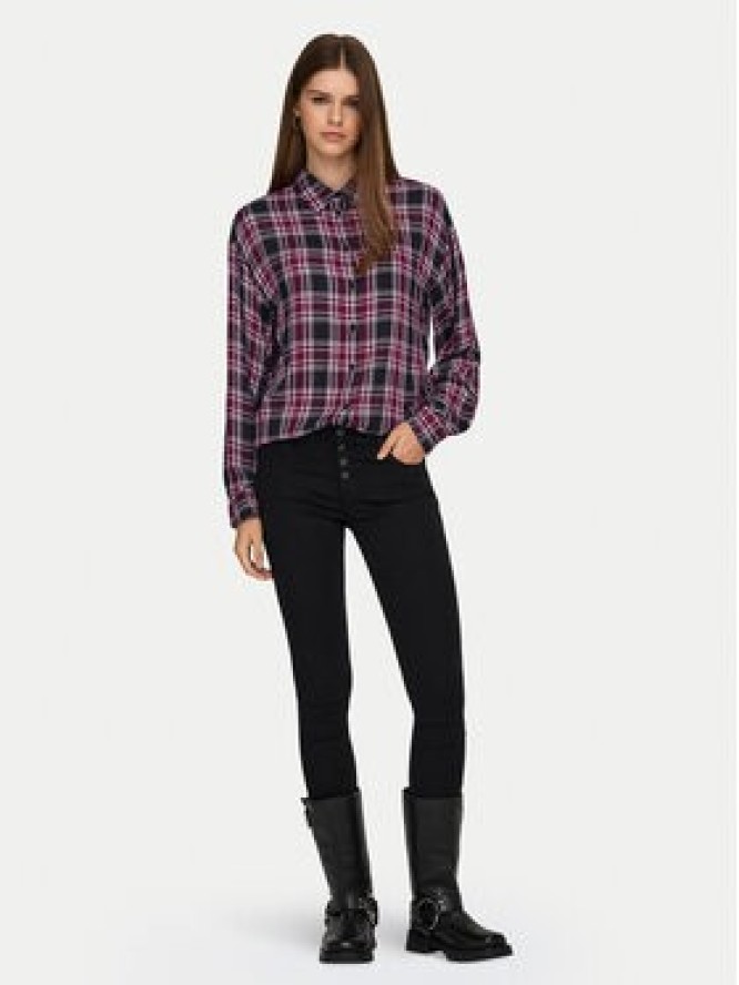 ONLY Koszula Evia 15355741 Bordowy Loose Fit