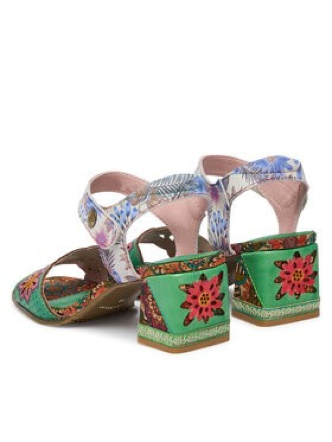 Laura Vita Sandały Jacqueso 20 Zielony