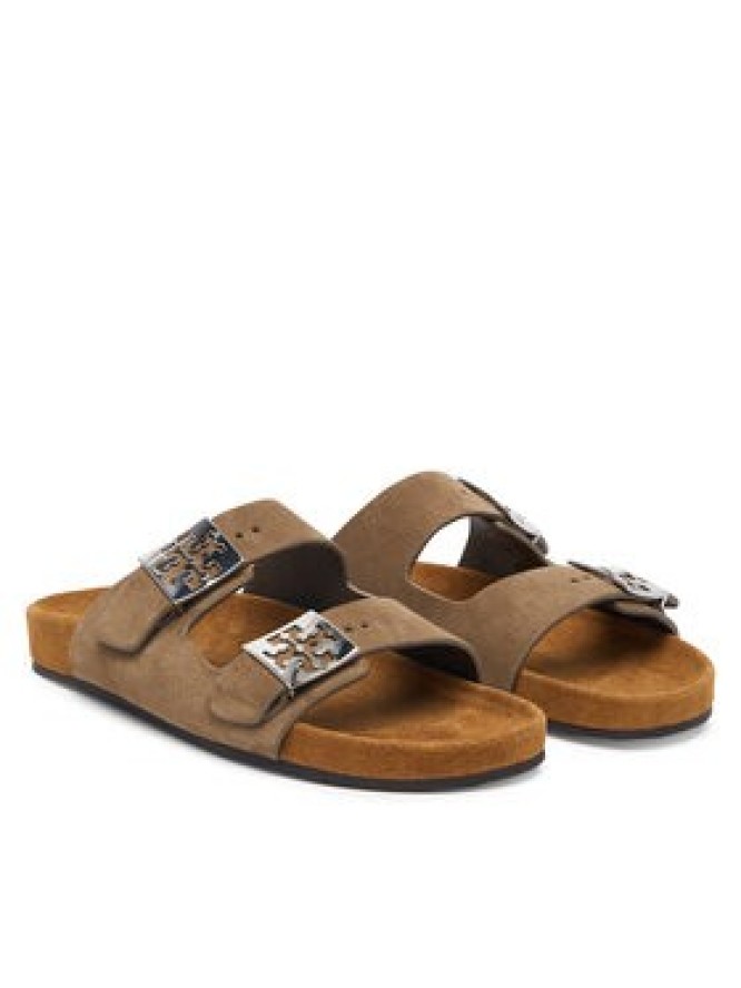 Tory Burch Klapki Mellow Slide 171151 Brązowy