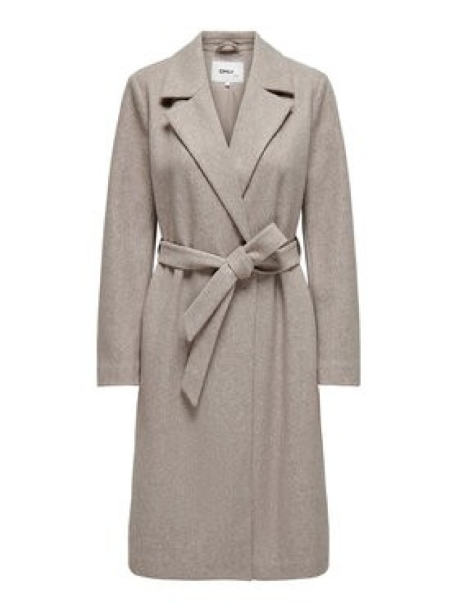 ONLY Płaszcz przejściowy Alvilda 15314362 Beżowy Regular Fit