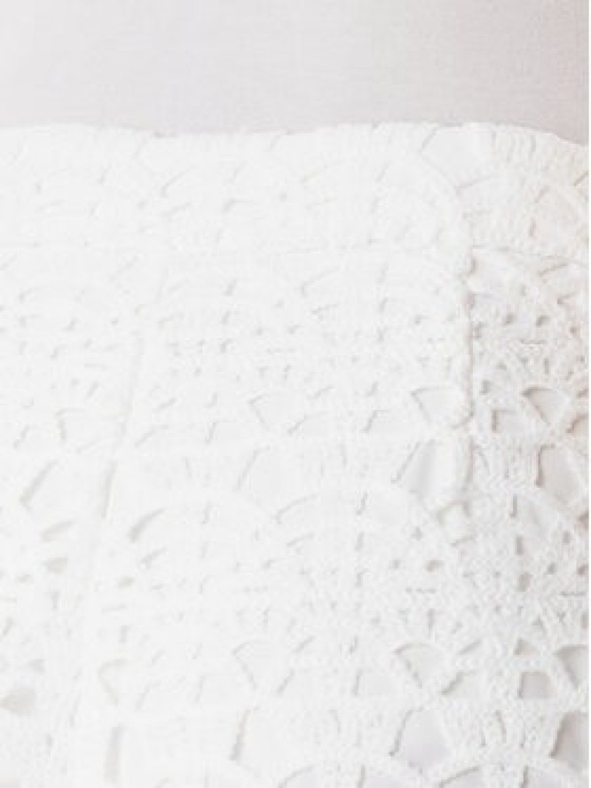 Morgan Szorty materiałowe 251-SHENTEL Biały Wide Leg