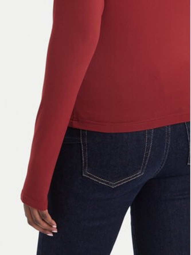 Guess Bluzka W6BP22 K6257 Bordowy Slim Fit