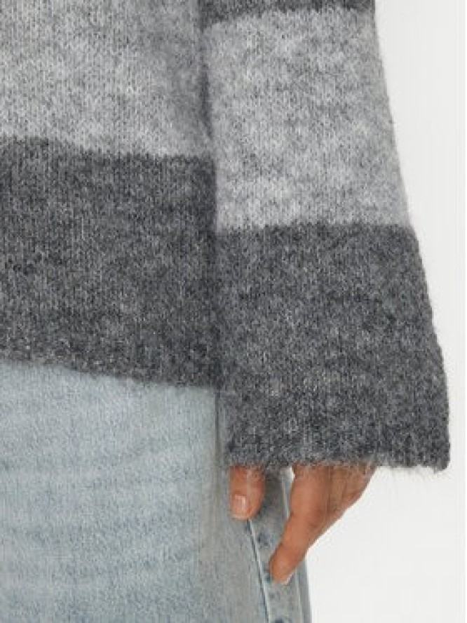 Noisy May Sweter Sutton 27031244 Szary Loose Fit