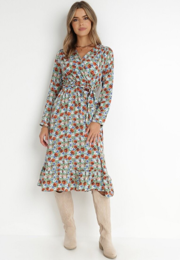 Zielona Sukienka Brizolle