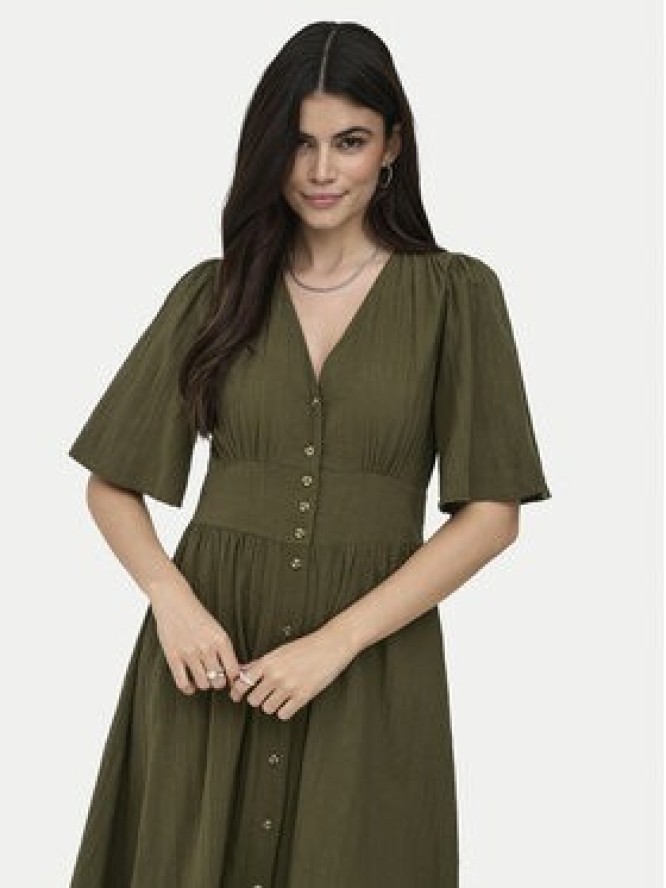 ONLY Sukienka codzienna Tizana 15373535 Zielony Regular Fit