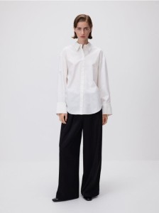 Bawełniana koszula - złamana biel