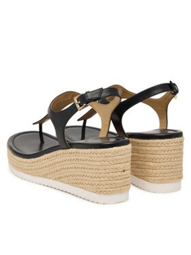 MICHAEL Michael Kors Espadryle Val Thong Wedge 40S6VAMS1L Czarny