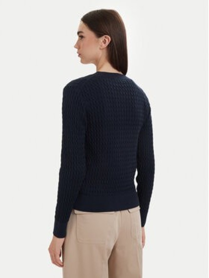Tommy Hilfiger Kardigan WW0WW43329 Granatowy Regular Fit