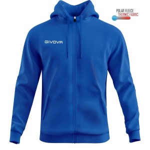 Bluza sportowa Givova Polarfleece 500 niebieska 2xl