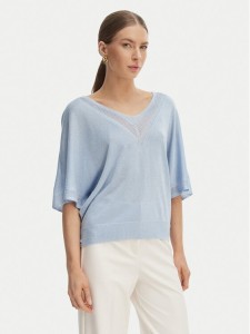 Morgan Bluzka 241-MCHRIS Błękitny Relaxed Fit