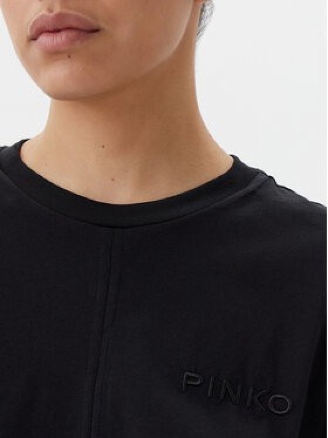PINKO T-Shirt Tuca 105015 A2ID Czarny Regular Fit