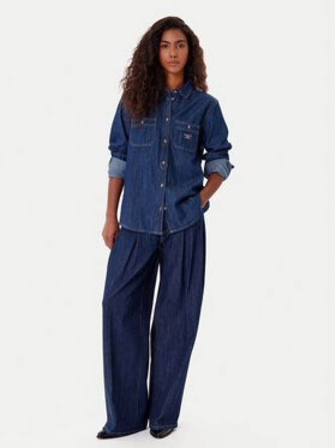 Guess Jeans Koszula jeansowa W5YH37 D5M8D Granatowy Regular Fit