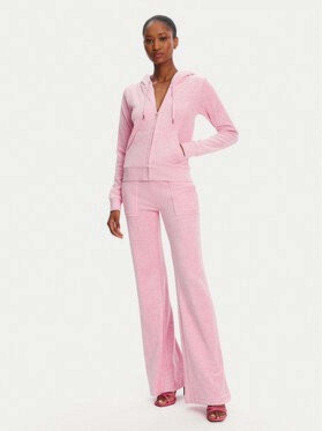 Juicy Couture Bluza Robertson JCAP176 Różowy Slim Fit