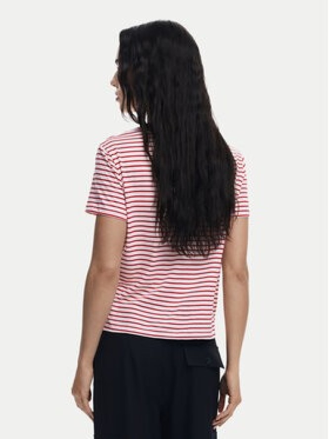 Desigual T-Shirt Mickey 25SWTKAI Czerwony Regular Fit