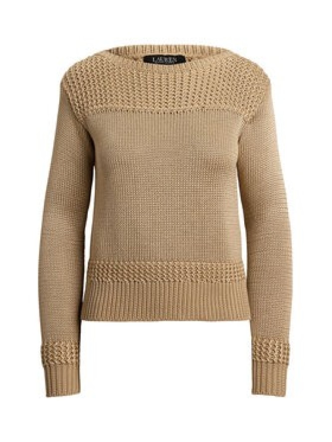 LAUREN RALPH LAUREN Sweter 200909317005 Beżowy Relaxed Fit