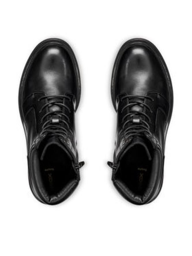 Geox Trzewiki D Damiana D56QCC 043TU C9999 Czarny