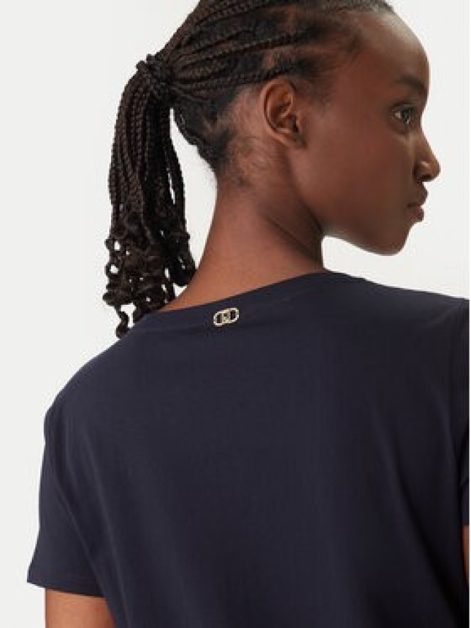 Liu Jo Sport T-Shirt TA6155 JS923 Granatowy Regular Fit