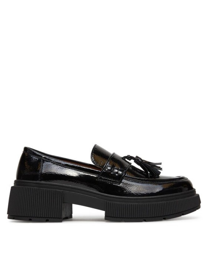 DeeZee Loafersy 60166-2 Czarny
