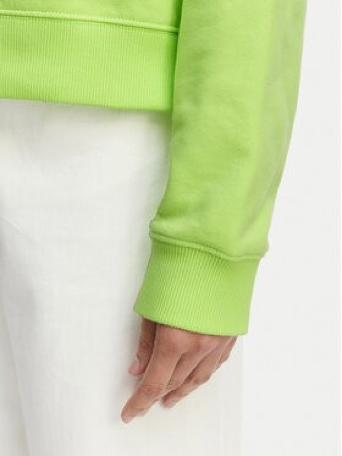 Tommy Jeans Bluza Athleisure Metallic DW0DW22996 Zielony jasny Relaxed Fit