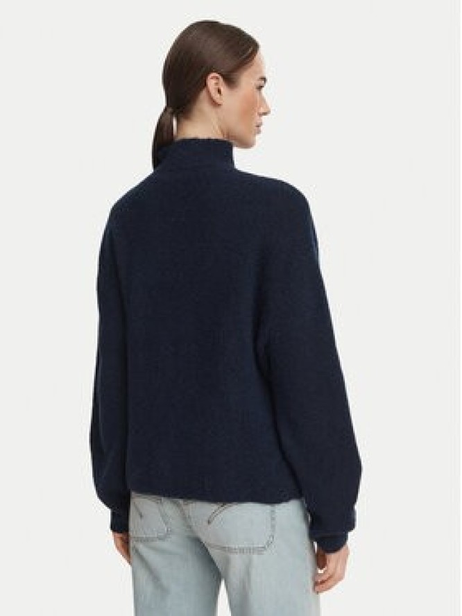 Tommy Jeans Sweter Badge DW0DW23349 Granatowy Relaxed Fit