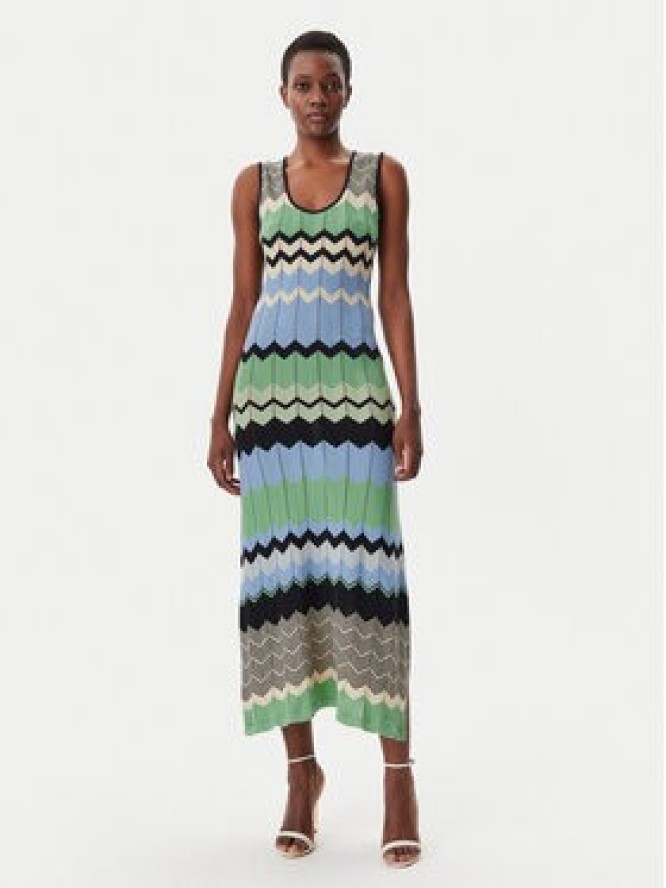 Lola Casademunt by Maite Sukienka dzianinowa MS2516005 Kolorowy Regular Fit