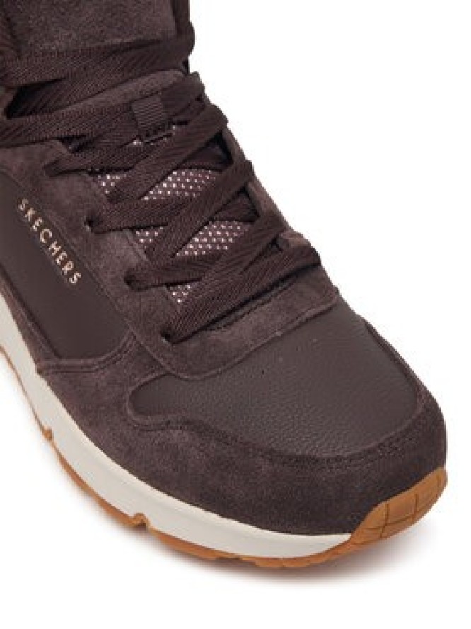 Skechers Sneakersy Uno - Stacre Shine 177181/CHOC Brązowy