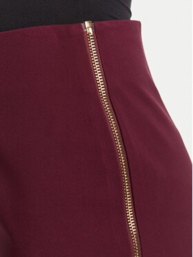 Rinascimento Spódnica ołówkowa CFC0130146003 Bordowy Slim Fit