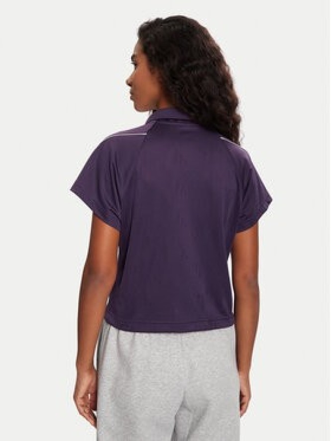 adidas Polo Stadium 3-Stripes Tennis Inspired Jacquard JY3426 Fioletowy Regular Fit