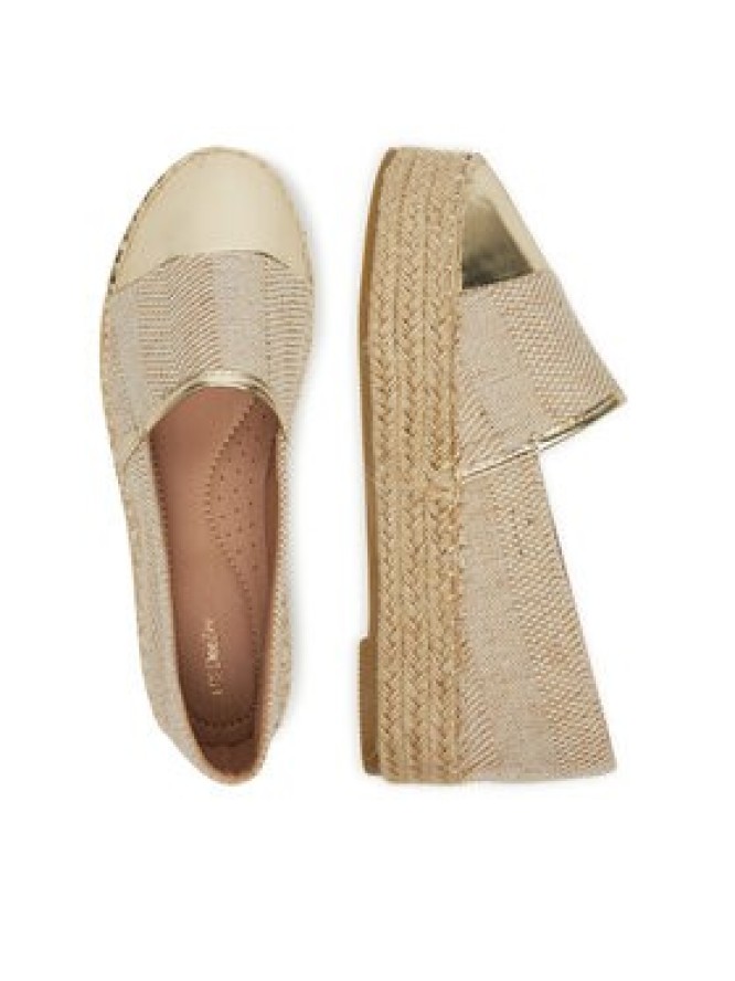DeeZee Espadryle JSZ701-2 Złoty