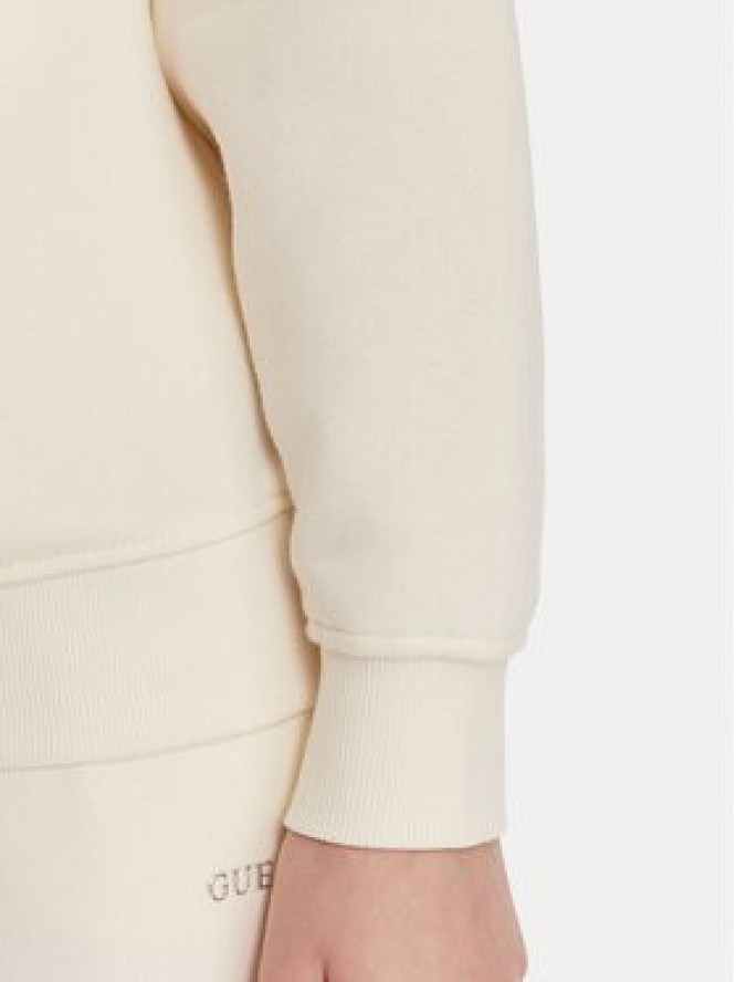 Guess Bluza V6RQ13 K9V31 Écru Regular Fit